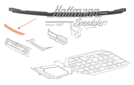 Chapa angular, goma del parachoques, anterior,911                                                   