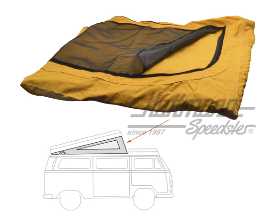 Pop top, Westfalia, Furgoneta T1, 73-79, amarillo | 231-203-YL | 090-5040-20