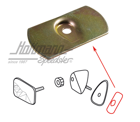 Chapa de refuerzo, consola, 356 B / C                                                               