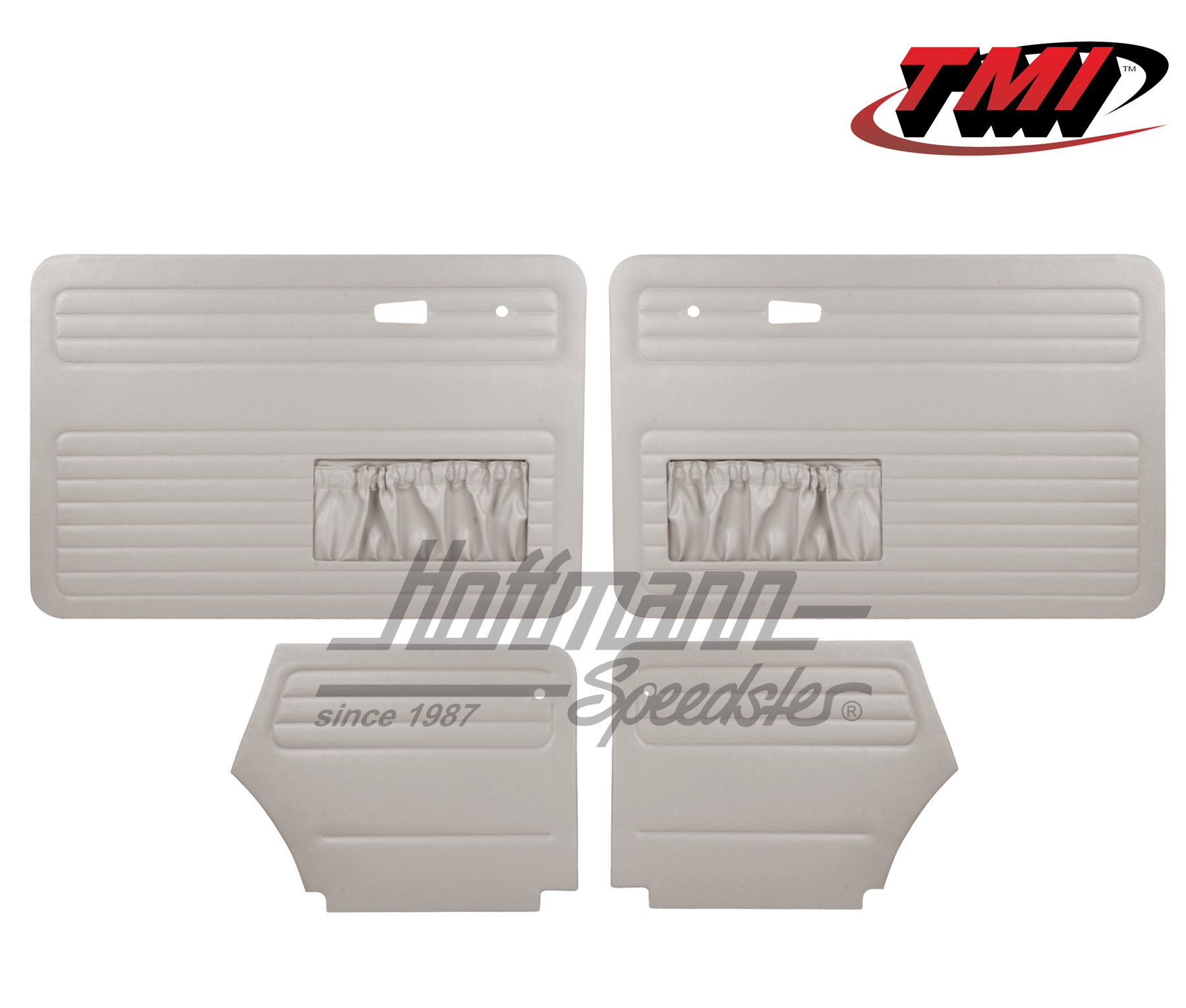 Paneles de puerta y de laterales, Escarabajo Cabriolet, 8.72-, gris | 10-1330-16 | 055-7583