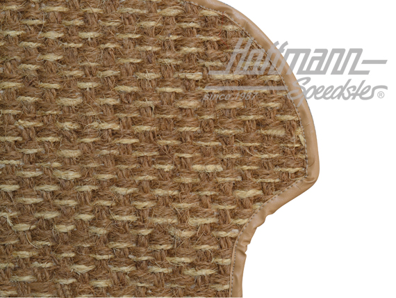 Alfombrillas, fibra de coco, 59-65, beige / marrón claro                                            