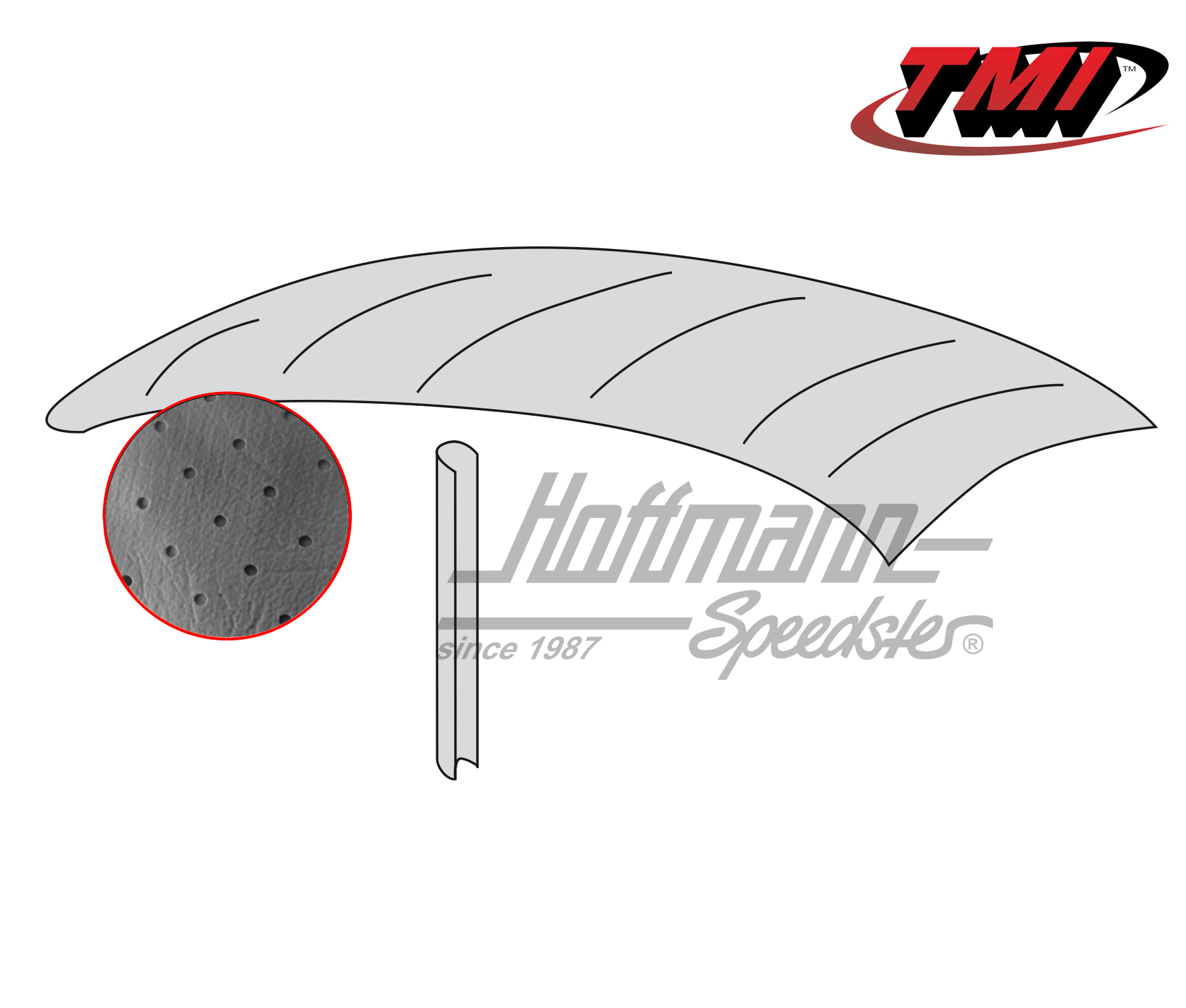 Techo, Style original, perforado, negro, 46-52 | 20-1114-45 | 055-7190-20