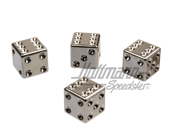 Tapas de válvulas, dado, cromado | 409-chrome | 200-7504-22