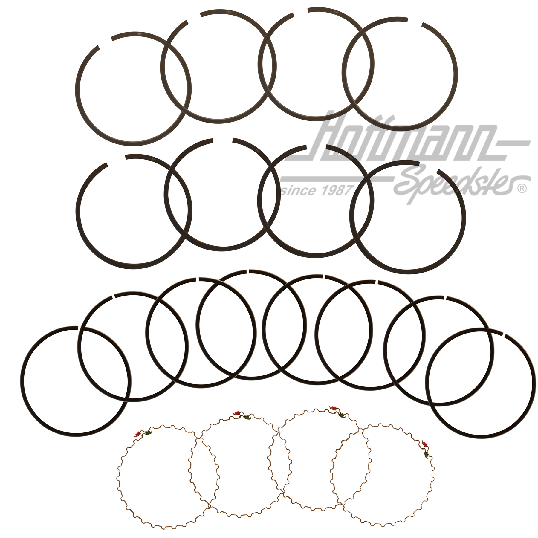 Aros de pistón 87 mm, para 4 pistones | 311 198 169  87mm | 010-0526-10