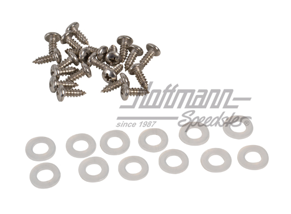 Juego de ventanilla Safari, anterior, acero inoxidable                                              