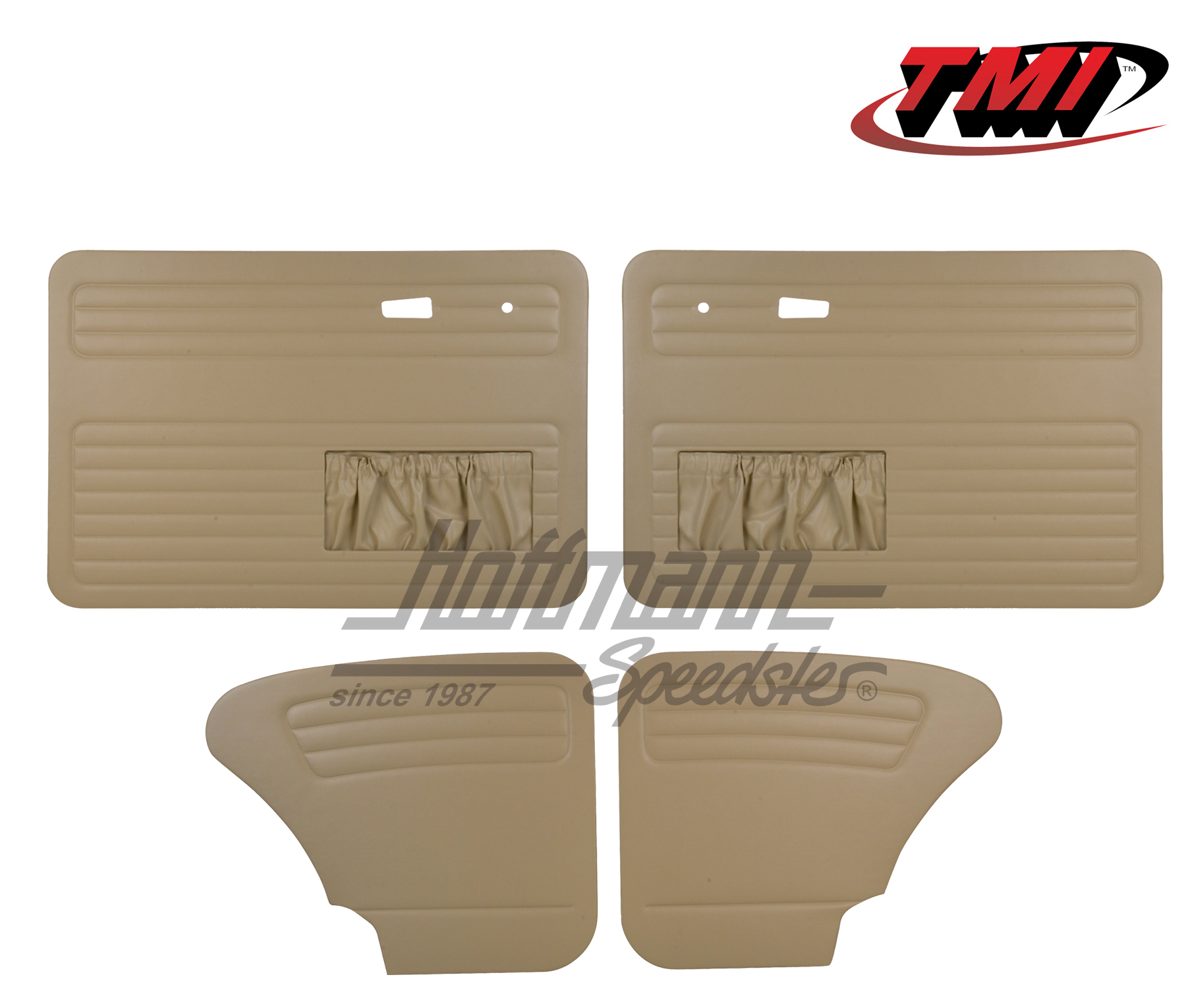 Paneles de puerta y de laterales, Escarabajo Sedán, 8.66-, beige | 10-1129-14 | 055-7525