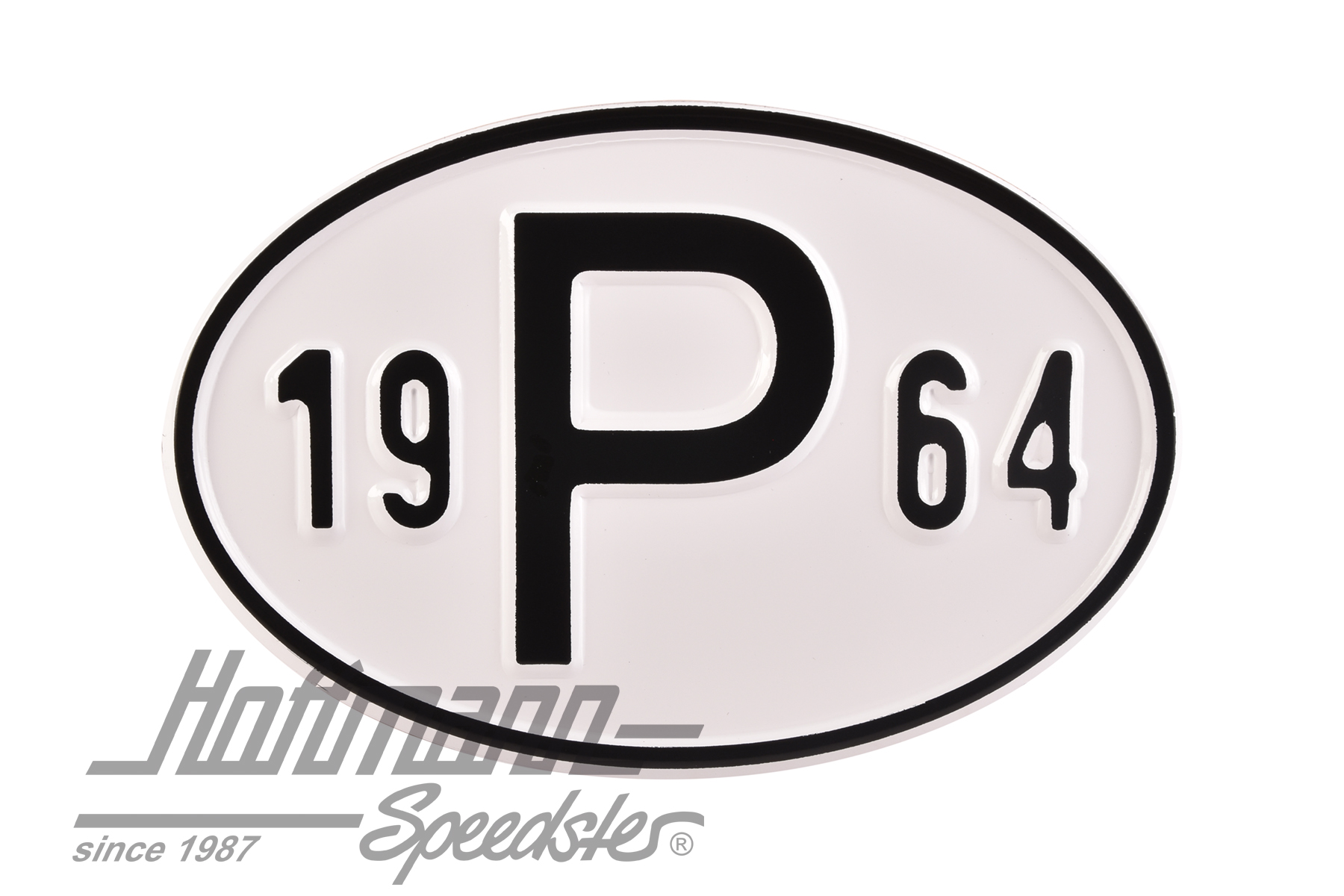 Placa de nacionalidad "P" (Portugal), "1964", aluminio |  | 020-2405-64