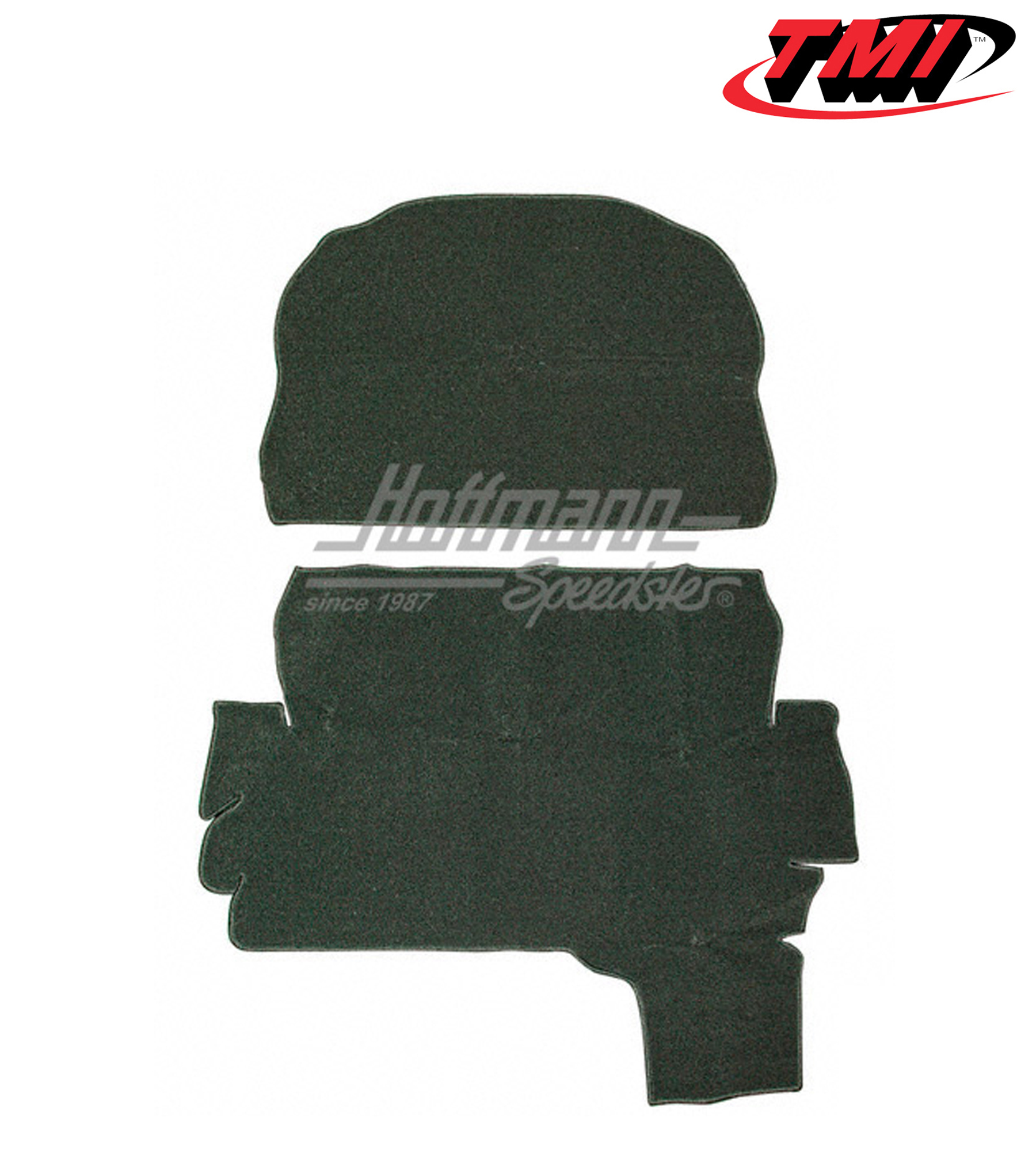 Juego de alfombras, maletero, terciopelo negro, 1303 | 34-T1255-801 | 055-7667