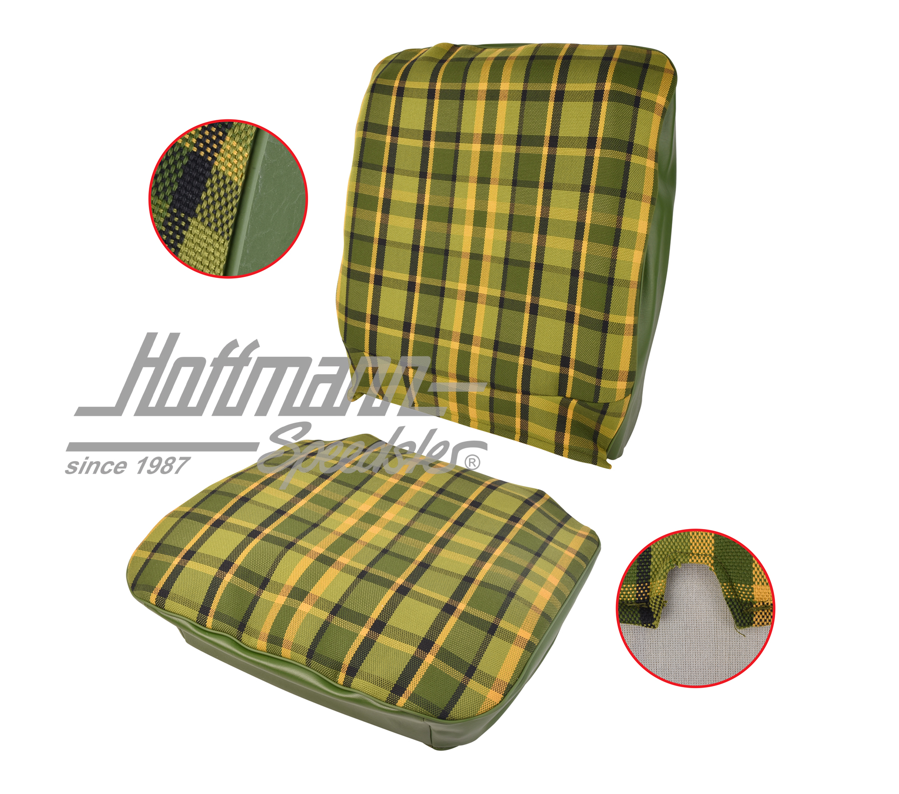 Funda para asiento, Westfalia, verde/amarillo, 68-74 |  | 098-1305-56