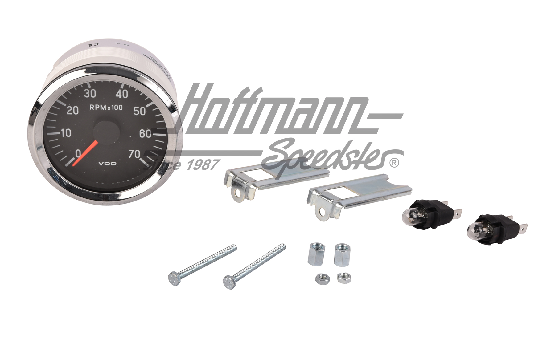 Cuentarrevoluciones, "COCKPIT INTERNATIONAL", 80 mm, cromado | 333 035 003 G | 021-0453