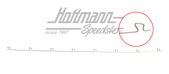 Clip, junta de ranura interior, 67-79  
 | 211 837 477 | 090-6154-30