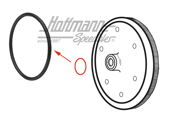 Junta anular, volante de impulsión motor                                                            