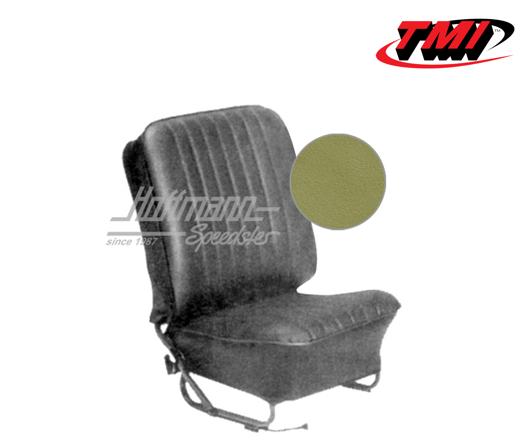 Fundas de asientos, Cabriolet, 57-64, clásica, verde antiguo | 43-1322-25-15W | 055-6644