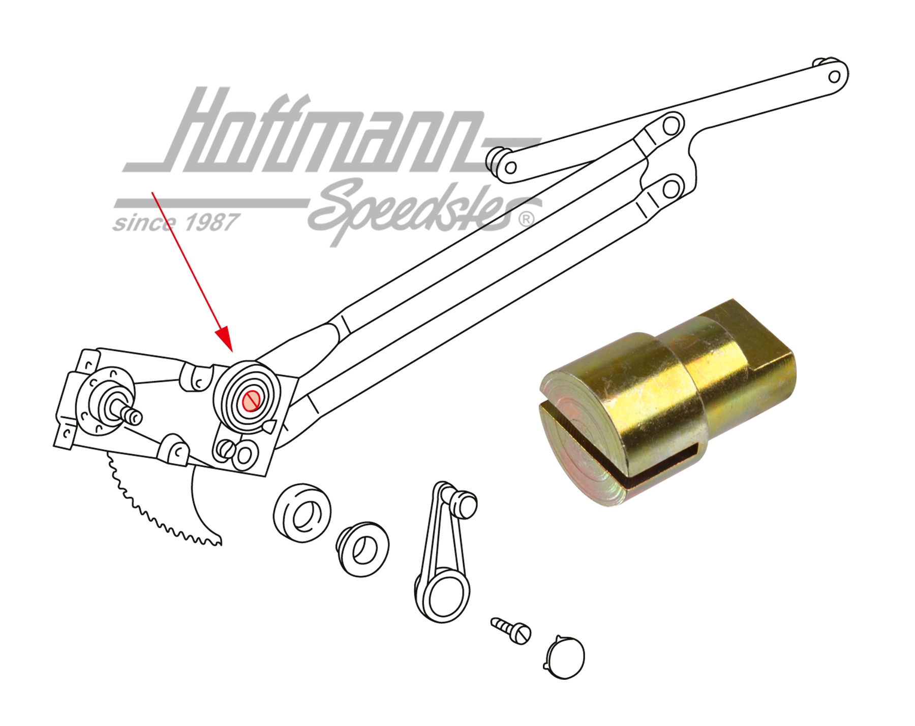 Soporte, resorte espiral, elevalunas, 911 | 644 542 044 01 | 512-0200-08