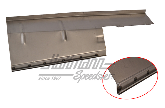 Chapa de cubierta
, compartimento motor, 67-71, derecha | 211 801 558 F | 096-0490-02