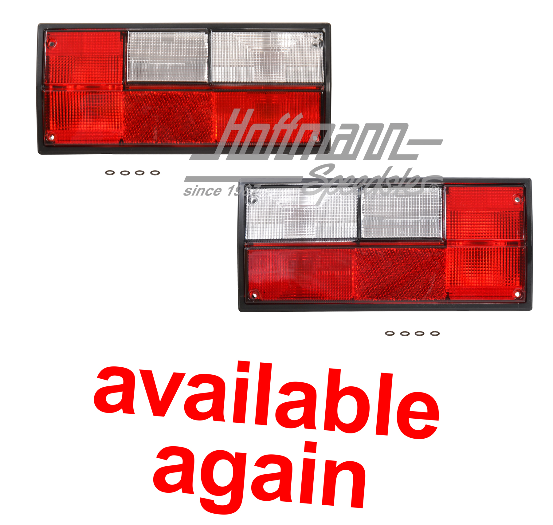 Pilotos traseros, Furgoneta T3, rojo / blanco, izqda./dcha. | 251 945 111 D / 251 945 112 D | 340-5008-20