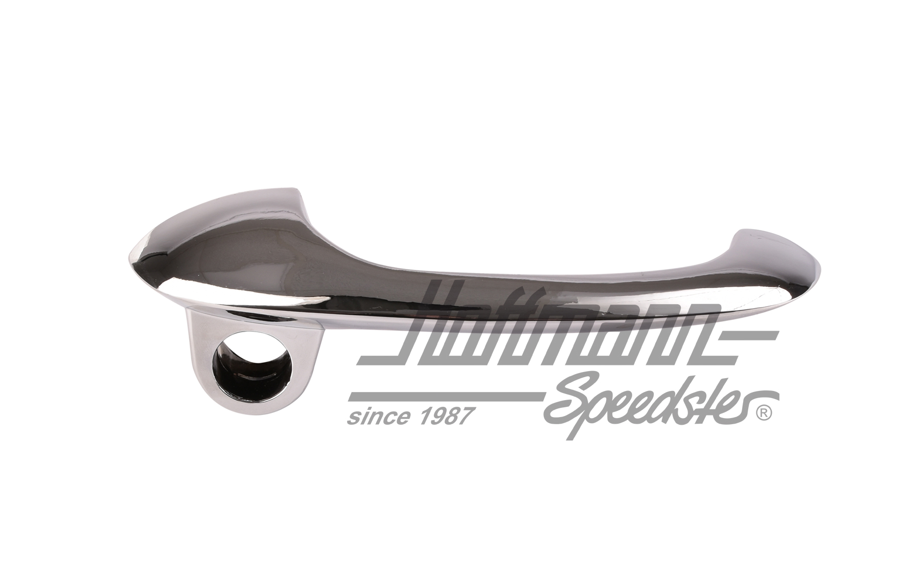 Tirador de la puerta, desnudo, 8.63-7.67, cromado, derecha                                          