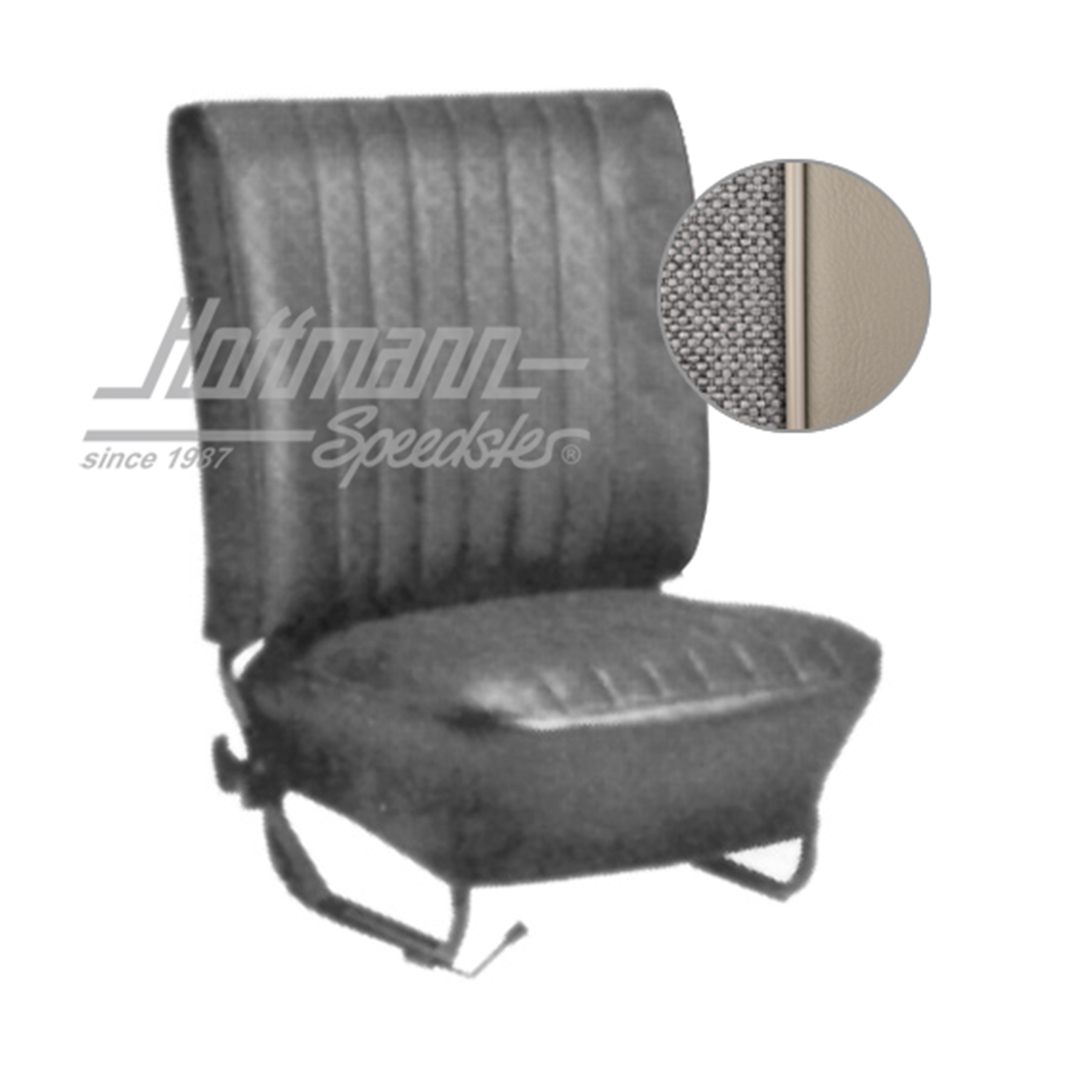 Fundas de asientos, Sedán, 8.64-7.67, Tweed, gris claro | 43-1124-16-72 | 055-5550-43
