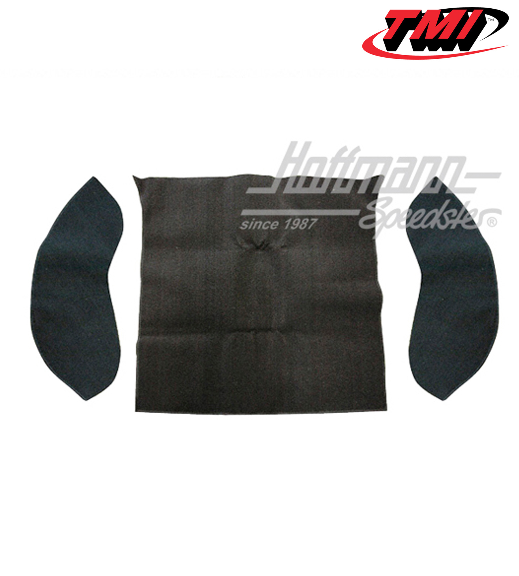 Juego de alfombras, compartimento almacenamiento, Sedán, terciopelo, negro, 8.53-7.57 | 34-R1100-801 | 055-7630