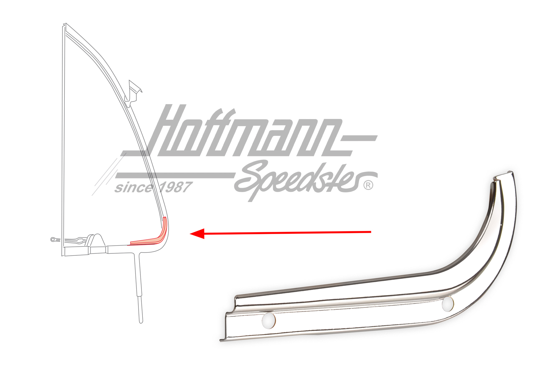 Embellecedor, deflector, 10.52-7.64, derecha | 113 837 622 | 020-5194-32