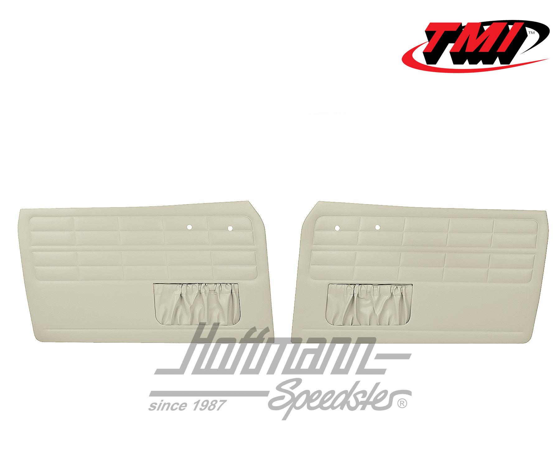 Revestimientos de puerta, Karmann Ghia, -7.63, blanco antiguo | 10-1504-15 | 066-0020-04