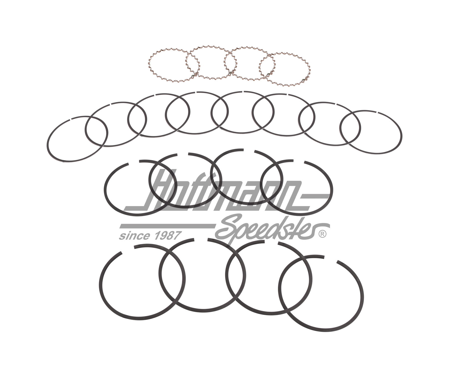 Aros de pistón, 93mm, 1.8, para 4 pistones | 021 198 175 AD | 092-0638-04