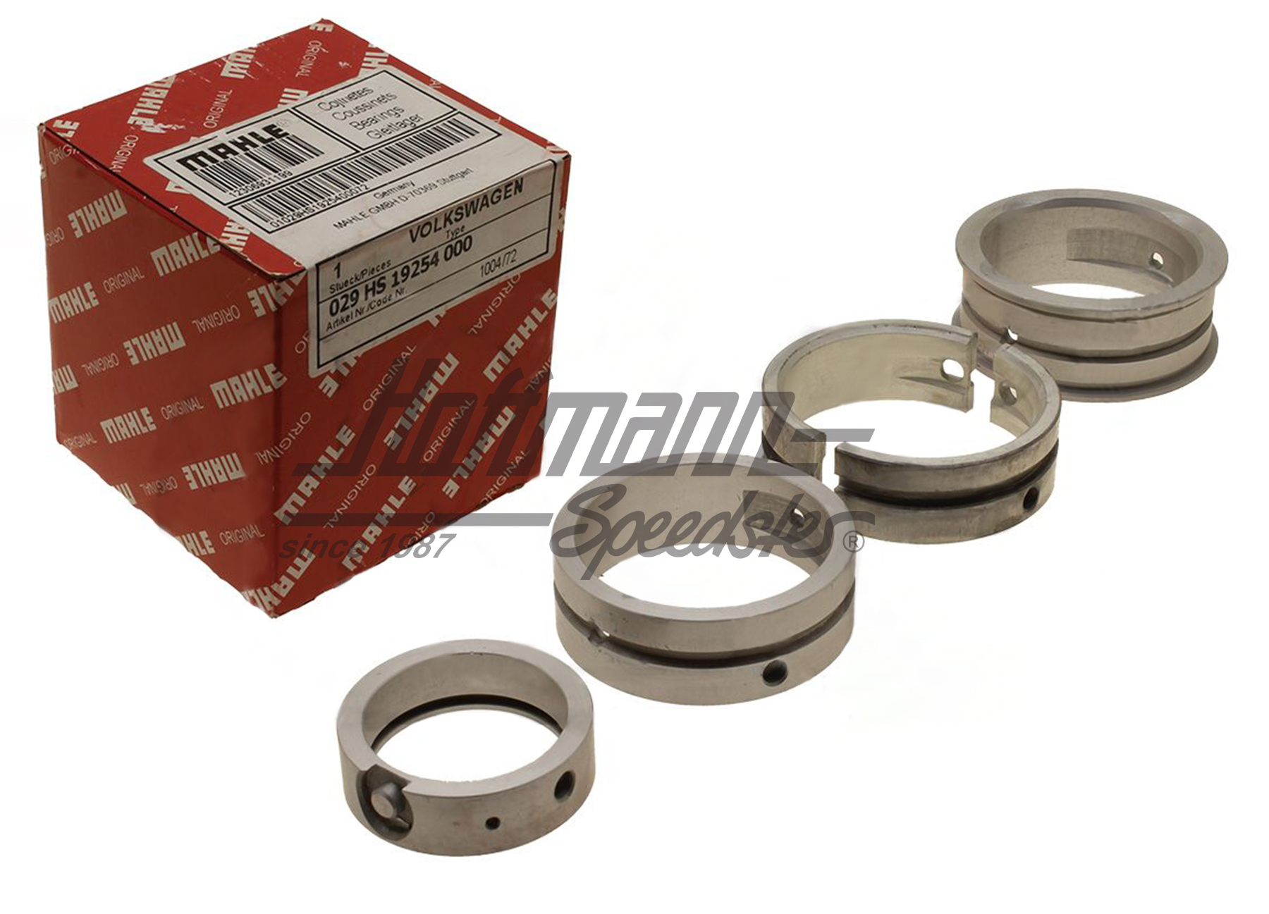 Cojinete de bancada, 0.50/Std./collar Std. 22mm, acero | 111 198 471 | 010-0145-50