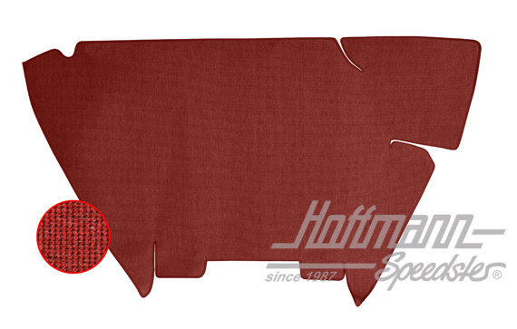 Alfombra maletero, 53-59, hilado de pelo, rojo |  | 026-5081-06