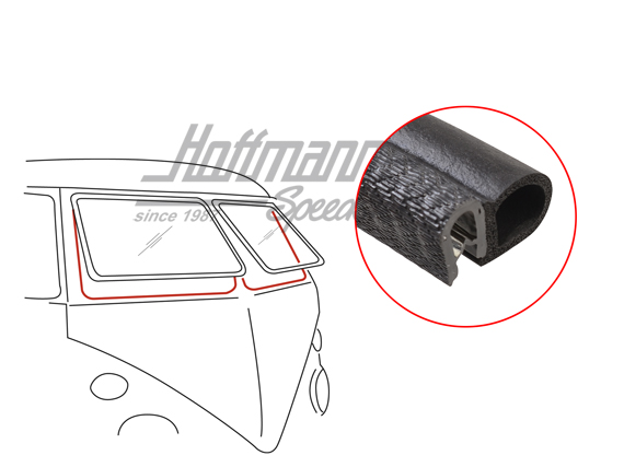 Junta de parabrisas, Safari, universal | 211 845 123 F | 089-0032-20