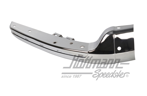 Esquina parachoques, anterior, 67-72, cromada, derecha | 211 707 114 G  (chrom) | 096-0757-02