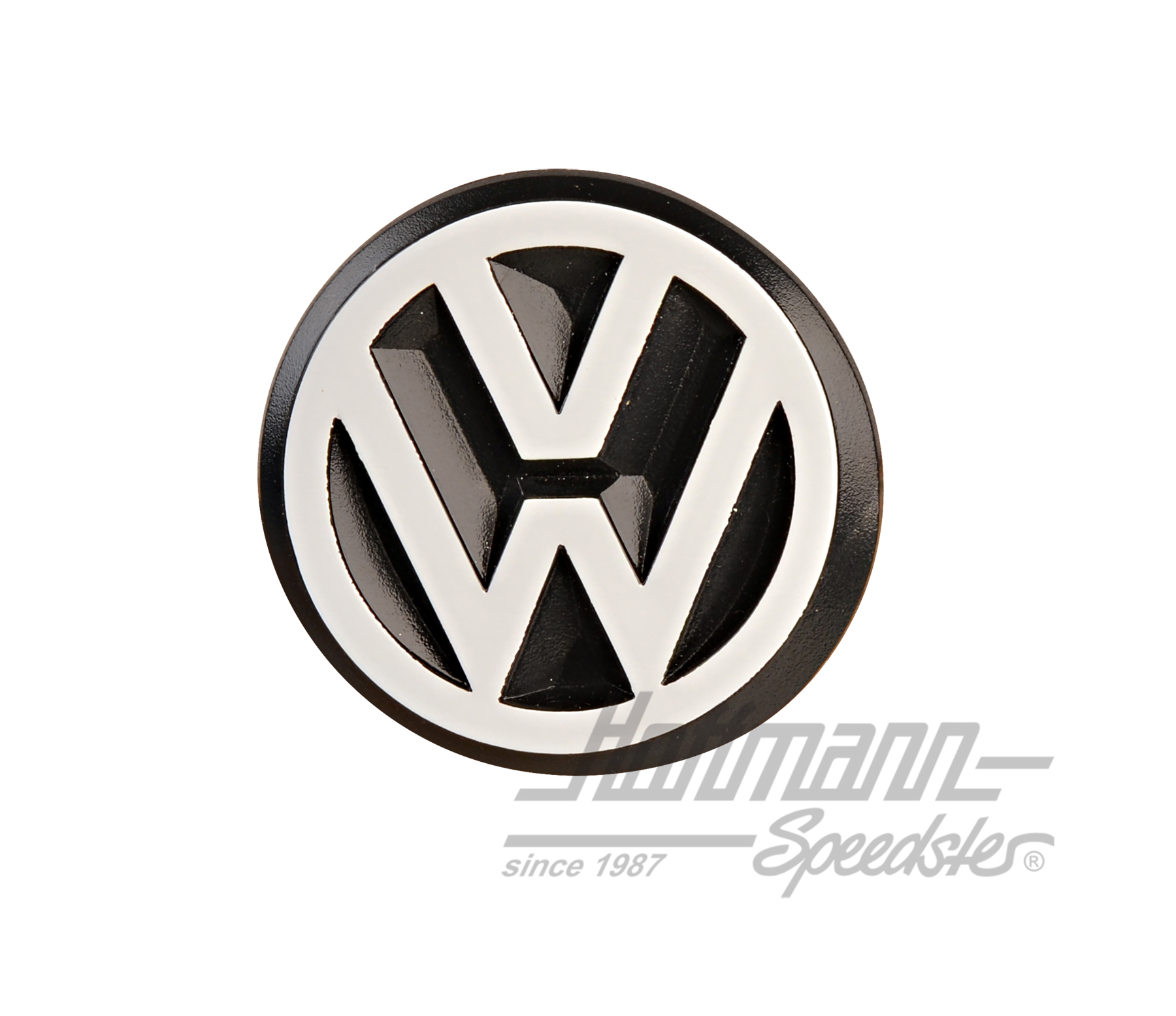 Emblema, posterior, pequeño, blanco | 191 853 601 B QK6 | 180-6505-18