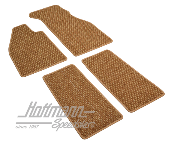 Alfombrillas, fibra de coco, 59-72, beige / marrón claro, | ZVW 2BTN | 020-5381-24
