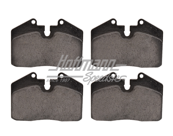 Pastillas de freno, posterior / anterior, 911, 17.2 mm | 965 352 939 04 | 522-1124