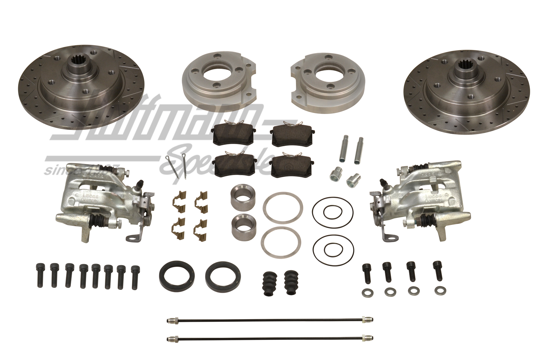 Freno de disco HA, perforado, 5 agujeros/círculo de agujero 130, eje oscilante | BA KER 11 HP | 020-3919-03