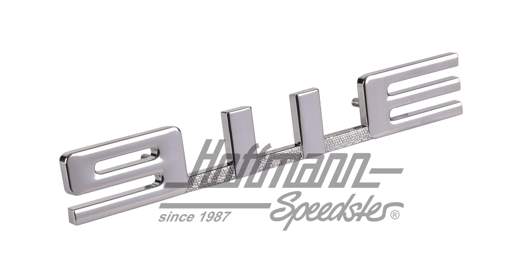 Logotipo, 911 E, cromado                                                                            