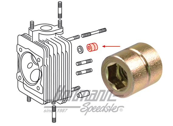 Tuerca de sujeción, culata, 911
 | 901 104 382 02 | 530-0677