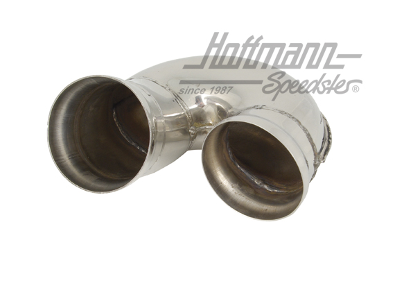 Codo de tubo deportivo, acero inoxidable, 964, 89-94                                                