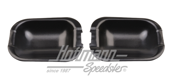 Protecciones de manilla de la puerta, aluminio, negras, Polo 10.81- | 50025 | 200-6639