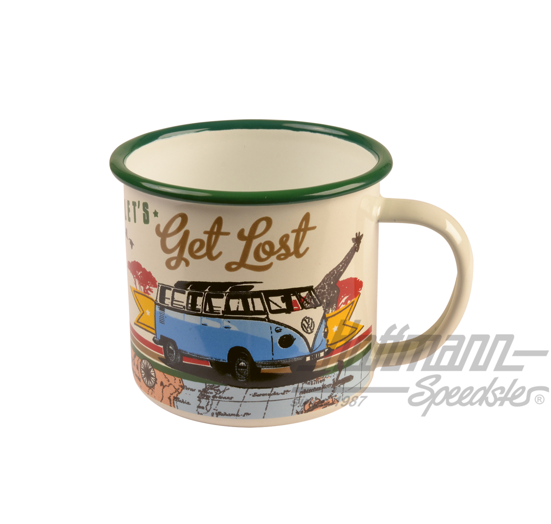 Taza de chapa, Bulli,  Let´s Get Lost | 43211 | 021-2254-08