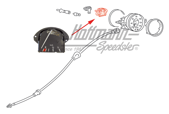 Indicador de nivel de carburante, 8.67-11.85 | 113 957 063 B | 020-4158