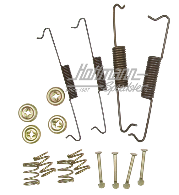 Kit de montaje, zapatas de freno anterior, 12-1500,8.64-                                            