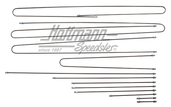 Kit de tubería de freno, Furgoneta T3, 79-85, con servofreno |  | 325-2560-08