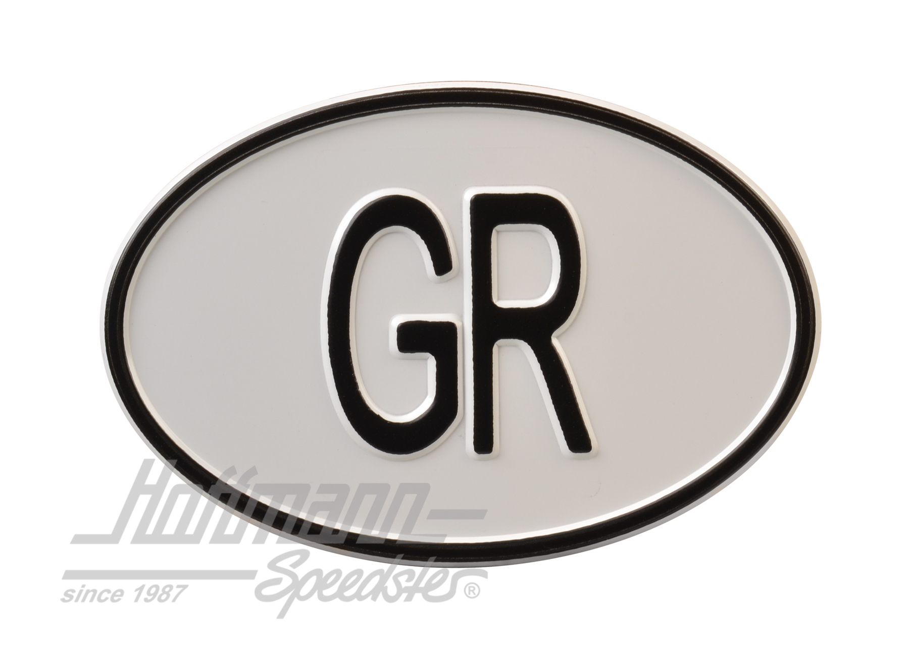 Placa de nacionalidad "GR" (Grecia), aluminio |  | 020-2406