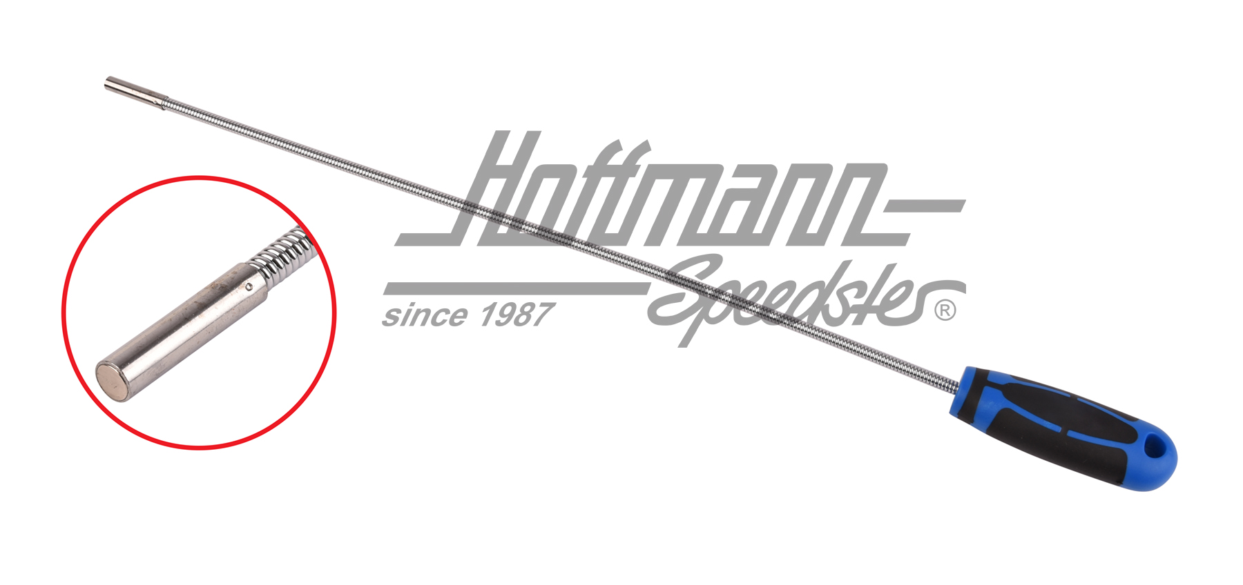 Elevador magnético, flexible, 500 mm de largo |  | 027-0677