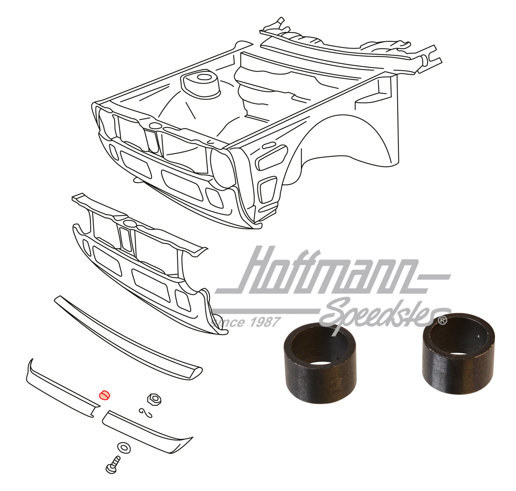 Espaciadores, Golf 1 GTI, Spoiler | 531 805 917 | 180-0482-10