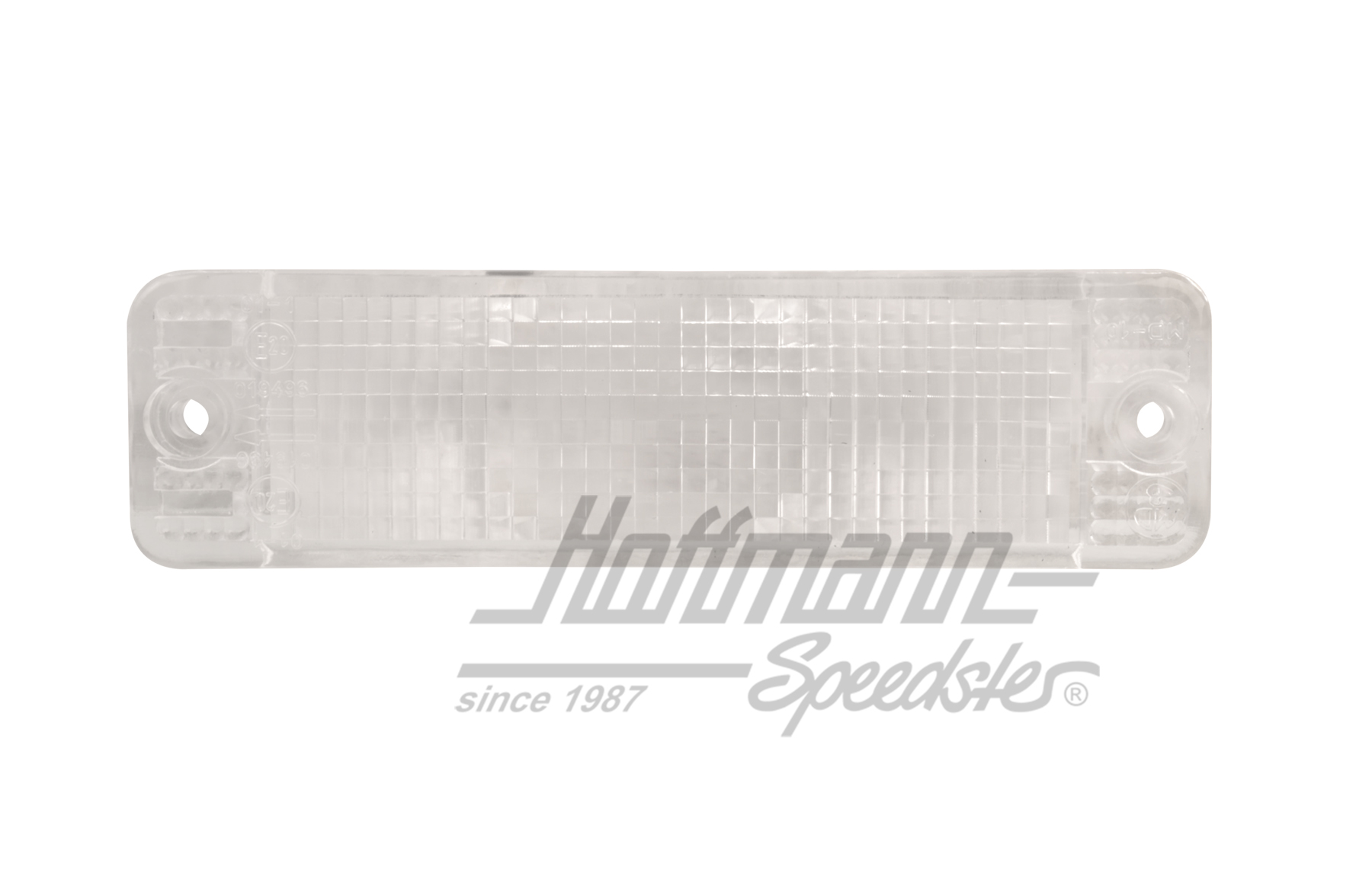 Vidrio del intermitente, recta, blanca                                                              