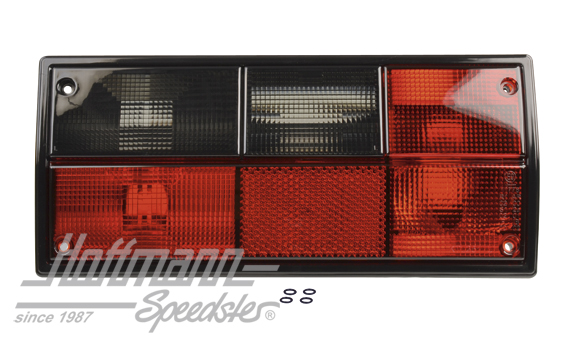 Piloto trasero, Furgoneta T3, rojo / negro, izquierda | 251 945 111 D schwarz | 340-5008-31