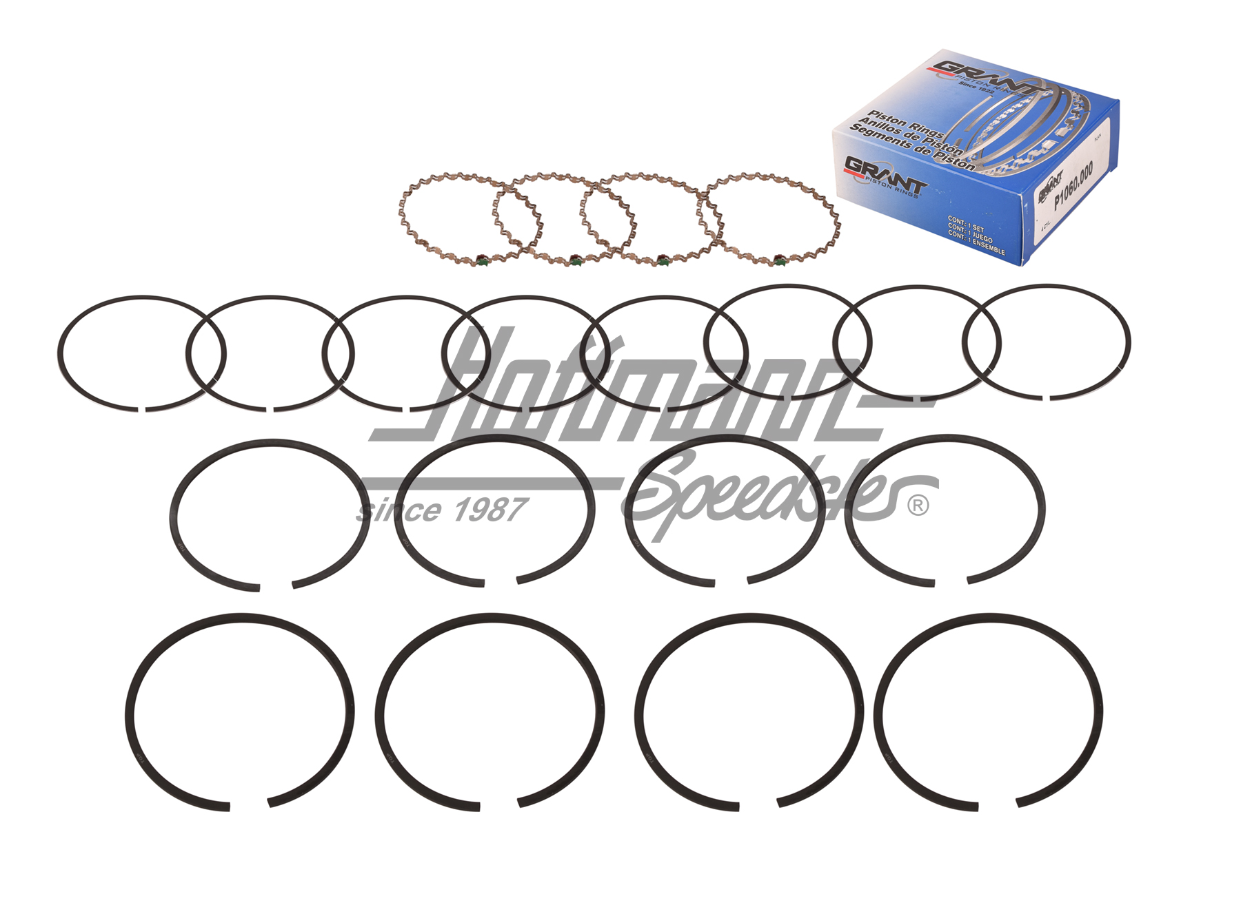 Aros de pistón, 88 mm, para 4 pistones | VW8800T1R | 010-0522-10