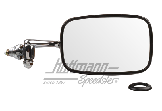 Retrovisor exterior, Escarabajo Berlina, acero inoxidable, derecho | 113 857 514 D SS | 045-9202-02