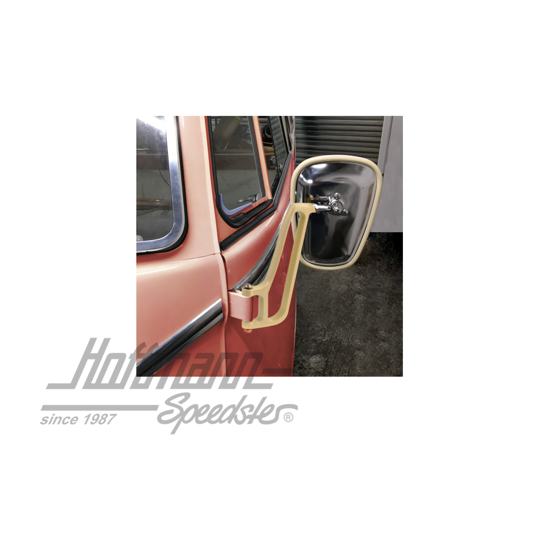 Brazo de retrovisor, Furgone T1, M194, color marfil Brazo de retrovisor, Furgone T1, M194, color marfil